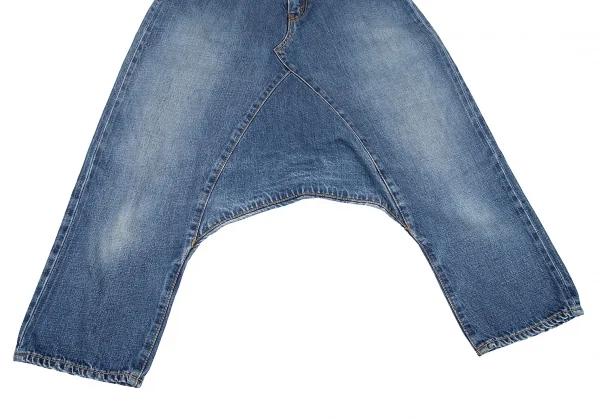 ジュンヤワタナベ コムデギャルソン デニムJUNYA WATANABE COMME des GARCONS denim ウォッシュドデニムサルエルパンツ 淡インディゴS K-114656_007