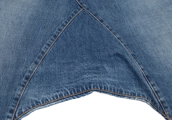 ジュンヤワタナベ コムデギャルソン デニムJUNYA WATANABE COMME des GARCONS denim ウォッシュドデニムサルエルパンツ 淡インディゴS K-114656_008