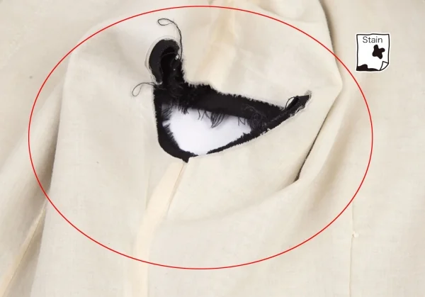 コムデギャルソンCOMME des GARCONS ウールカットオフデザイントップス 黒S位 K-114662_011