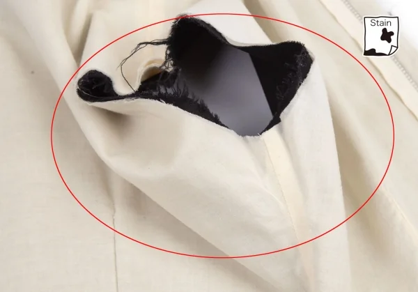 コムデギャルソンCOMME des GARCONS ウールカットオフデザイントップス 黒S位 K-114662_012