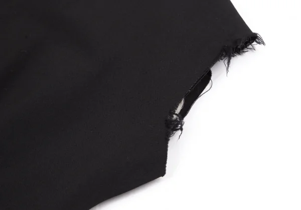 コムデギャルソンCOMME des GARCONS ウールカットオフデザイントップス 黒S位 K-114662_004