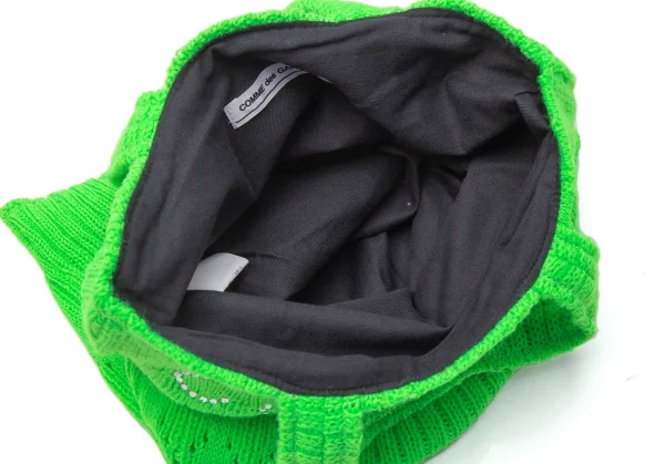 コムデギャルソンCOMME des GARCONS ニットミニトートバッグ 黄緑 K-114670_009