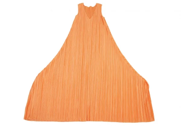 PLEATS PLEASE Bias Swtching Sleeveless Dress K-114698_002