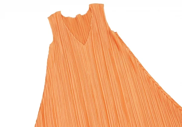 PLEATS PLEASE Bias Swtching Sleeveless Dress K-114698_003