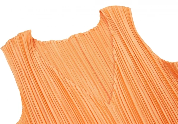 PLEATS PLEASE Bias Swtching Sleeveless Dress K-114698_004