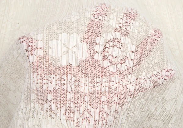 プリーツプリーズPLEATS PLEASE ボタニカルレースノースリーブワンピース オフ5 K-114705_009