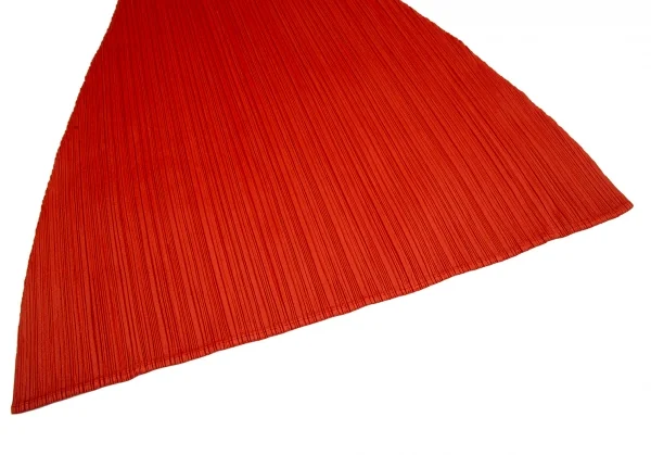 プリーツプリーズPLEATS PLEASE ノースリーブチュニックワンピース 赤3 K-114706_006