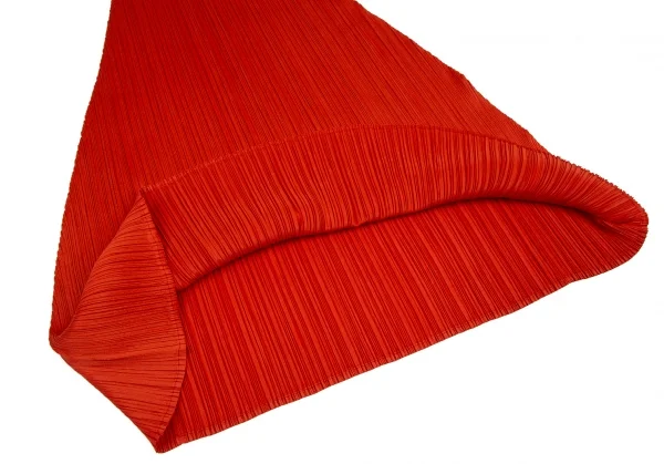 プリーツプリーズPLEATS PLEASE ノースリーブチュニックワンピース 赤3 K-114706_007