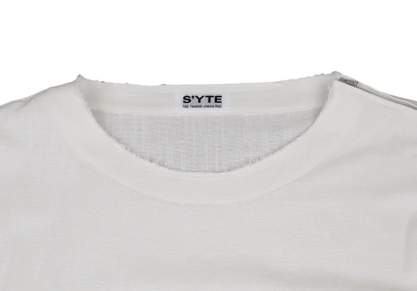 サイトs'yte 袖ロールアップレイヤードプルオーバートップス オフ3 K-114728_003