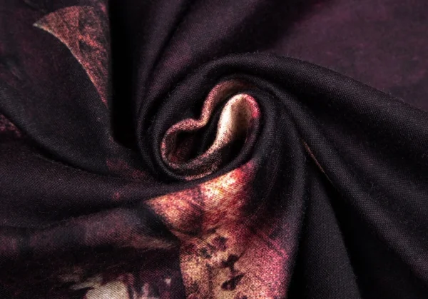 ヨウジヤマモト プールオムYohji Yamamoto POUR HOMME コットン天竺インクジェットプリントTシャツ 黒他3 K-114734_009