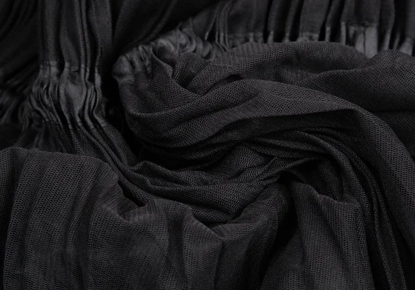 ズッカzucca チュールレイヤードウエストギャザーノースリーブチュニック 黒M位 K-114750_019