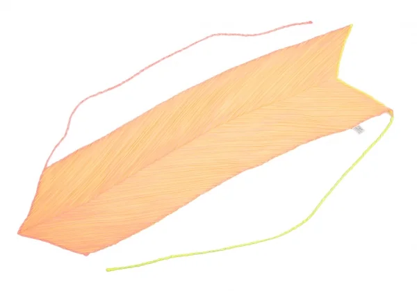 プリーツプリーズPLEATS PLEASE シアープリーツストール 黄ピンク K-114779_003