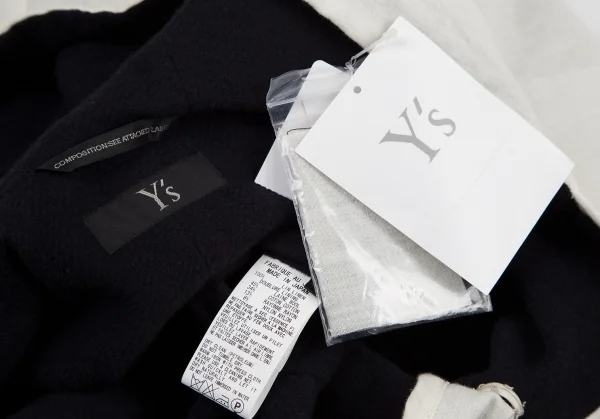 Y's Reversible Linen Snap Button Coat K-114781_013