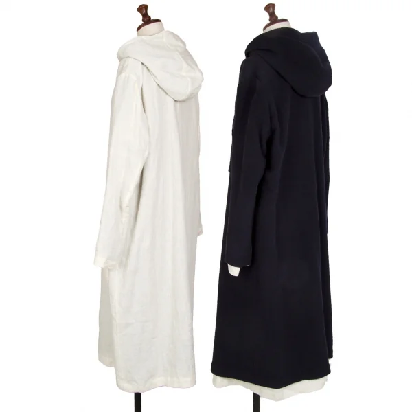 Y's Reversible Linen Snap Button Coat K-114781_002