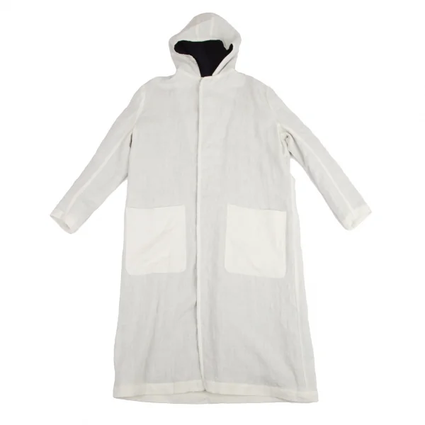 Y's Reversible Linen Snap Button Coat K-114781_003