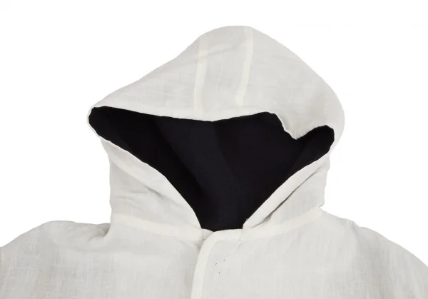 Y's Reversible Linen Snap Button Coat K-114781_004