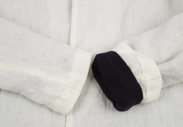 Y's Reversible Linen Snap Button Coat K-114781_006