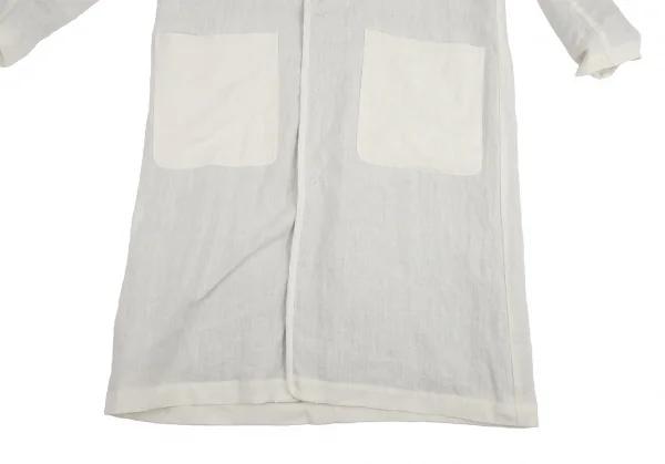 Y's Reversible Linen Snap Button Coat K-114781_007