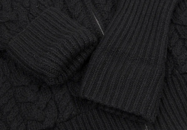ラルフローレンRalph Lauren ノルディックケーブルジップニットブルゾン 黒M K-114804_008