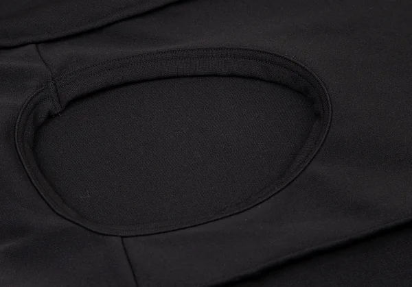 コムデギャルソンオムプリュスCOMME des GARCONS HOMME PLUS カッティングジャージーロングTシャツ 黒S K-114825_006