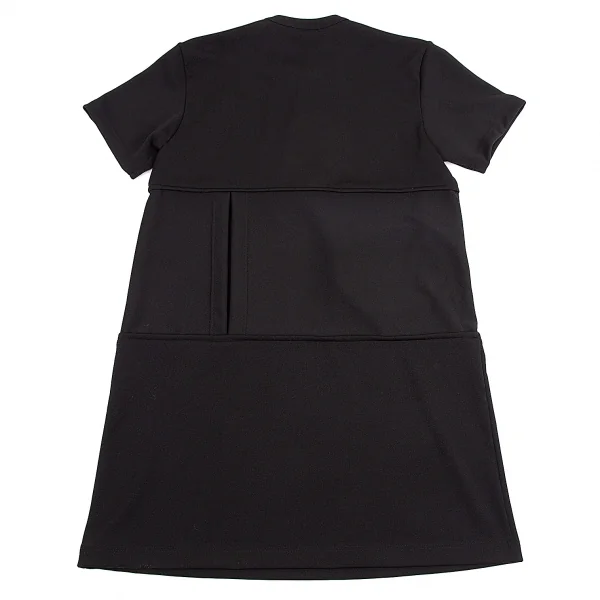 コムデギャルソンオムプリュスCOMME des GARCONS HOMME PLUS カッティングジャージーロングTシャツ 黒S K-114825_009
