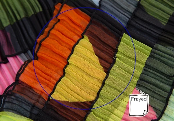 イッセイミヤケISSEY MIYAKE フリルプリーツストール マルチ K-114837_003