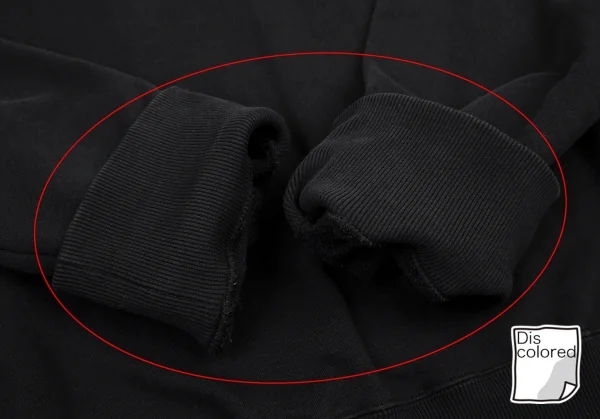 エムエム 6 メゾン マルジェラMM6 MAISON MARGIELA 2wayスリットビッグシルエットスウェット 黒L K-114852_011
