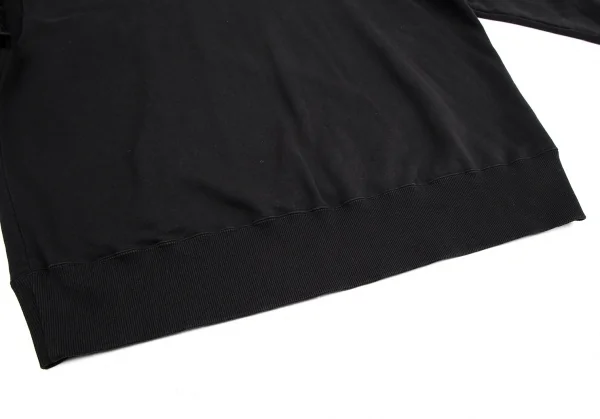 エムエム 6 メゾン マルジェラMM6 MAISON MARGIELA 2wayスリットビッグシルエットスウェット 黒L K-114852_012