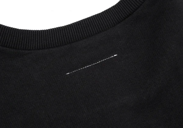 エムエム 6 メゾン マルジェラMM6 MAISON MARGIELA 2wayスリットビッグシルエットスウェット 黒L K-114852_015