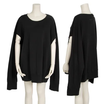 エムエム 6 メゾン マルジェラMM6 MAISON MARGIELA 2wayスリットビッグシルエットスウェット