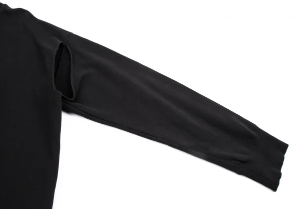 エムエム 6 メゾン マルジェラMM6 MAISON MARGIELA 2wayスリットビッグシルエットスウェット 黒L K-114852_008