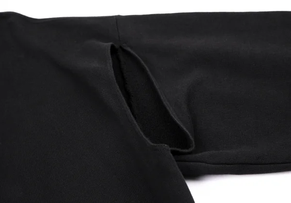 エムエム 6 メゾン マルジェラMM6 MAISON MARGIELA 2wayスリットビッグシルエットスウェット 黒L K-114852_009