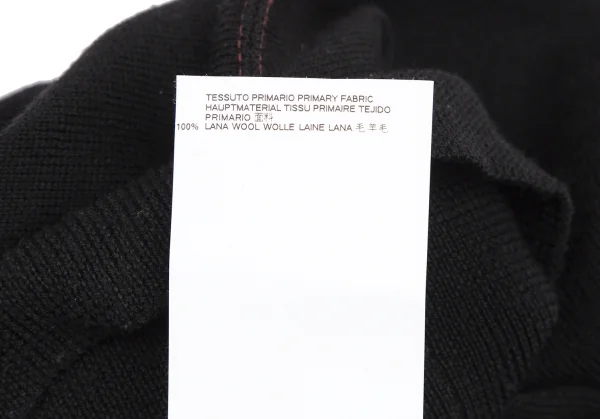 エムエム 6 メゾン マルジェラMM6 MAISON MARGIELA つまみステッチデザインハイネックニット 黒L K-114854_016
