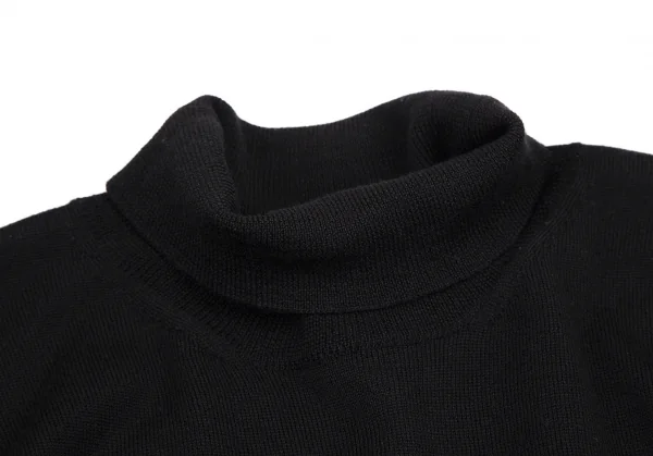 エムエム 6 メゾン マルジェラMM6 MAISON MARGIELA つまみステッチデザインハイネックニット 黒L K-114854_005