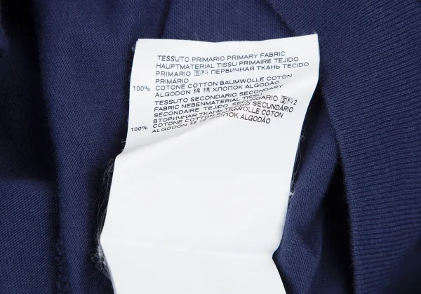 メゾンマルジェラMaison Margiela 10 カットオフデザインビッグシルエットTシャツ 青48 K-114856_013