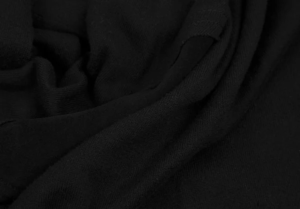 メゾンマルジェラMaison Margiela 14 コットンウールタートルネックエルボーパッチニット 黒XL K-114857_016