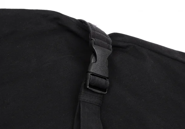 ワイスリーY-3 ストラップデザインハイネックカットソー 黒XS K-114861_005