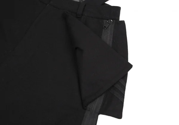 Y-3 Wool Side Zipper Suspenders Dropped Crotch Pants K-114867_006