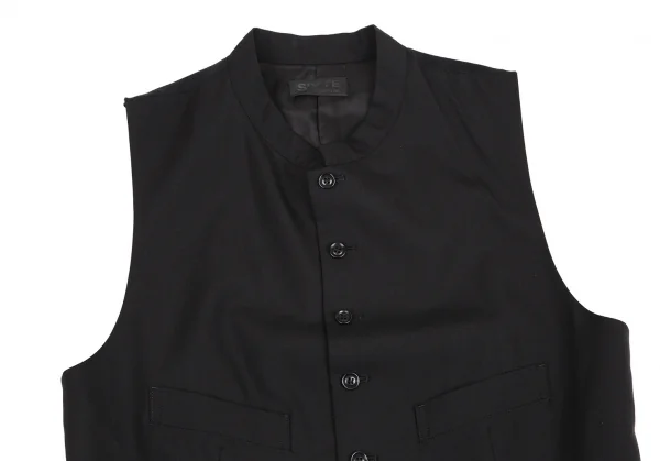 サイトs'yte ウールバンドカラージレベスト 黒3 K-114871_002