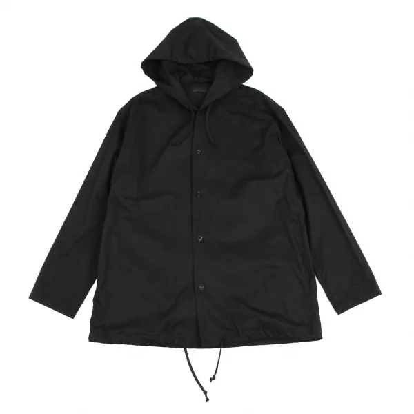 サイトs'yte コットンギャバドローストリングフーデッドジャケット 黒3 K-114872_001