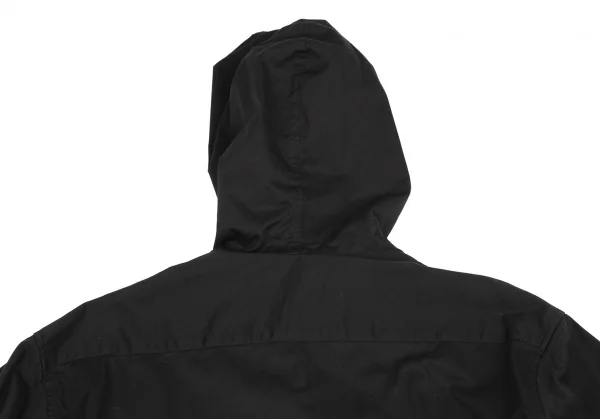 サイトs'yte コットンギャバドローストリングフーデッドジャケット 黒3 K-114872_011