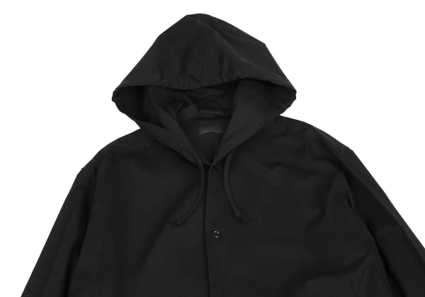 サイトs'yte コットンギャバドローストリングフーデッドジャケット 黒3 K-114872_002
