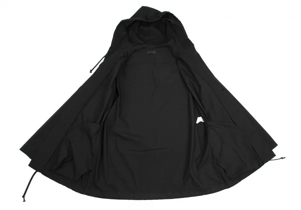 サイトs'yte コットンギャバドローストリングフーデッドジャケット 黒3 K-114872_009