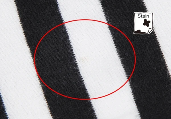 ワイズ ジプシーY's Gipsy ステッチロゴラバープリントボーダーカットソー 白黒4 K-114877_009