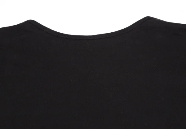 ワイズY's テープ叩きつけデザインビッグシルエットカットソー 黒2 K-114879_012