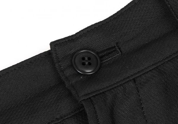 ビーヨウジヤマモトB Yohji Yamamoto ストレッチポリサルエルパンツ 黒2 K-114883_003