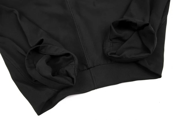 ビーヨウジヤマモトB Yohji Yamamoto ストレッチポリサルエルパンツ 黒2 K-114883_008