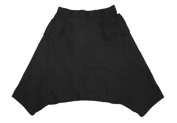 ビーヨウジヤマモトB Yohji Yamamoto ストレッチポリサルエルパンツ 黒2 K-114883_009