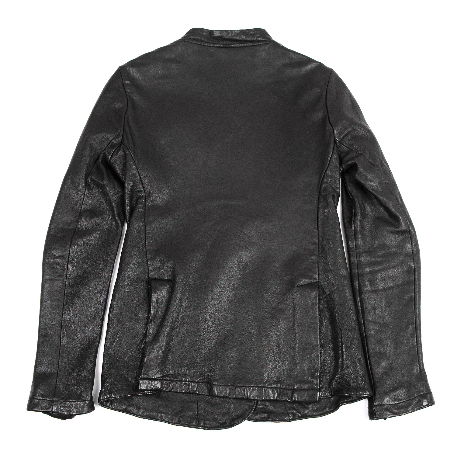 GIORGIO BRATO ジョルジオブラット　レザージャケット ジョルジオ ブラットGIORGIO BRATO シープレザーノーカラー