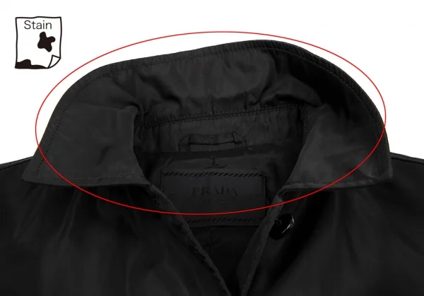 プラダ PRADA ナイロンジャケット 黒S K-114898_004